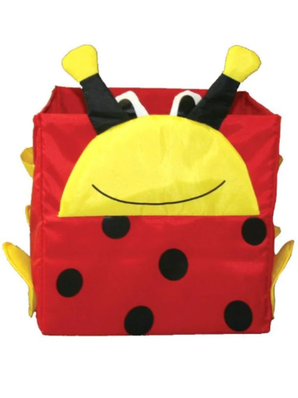 Yellow Ladybug Storage Bin